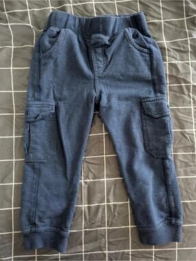 Jojo blue cargo joggers pants
